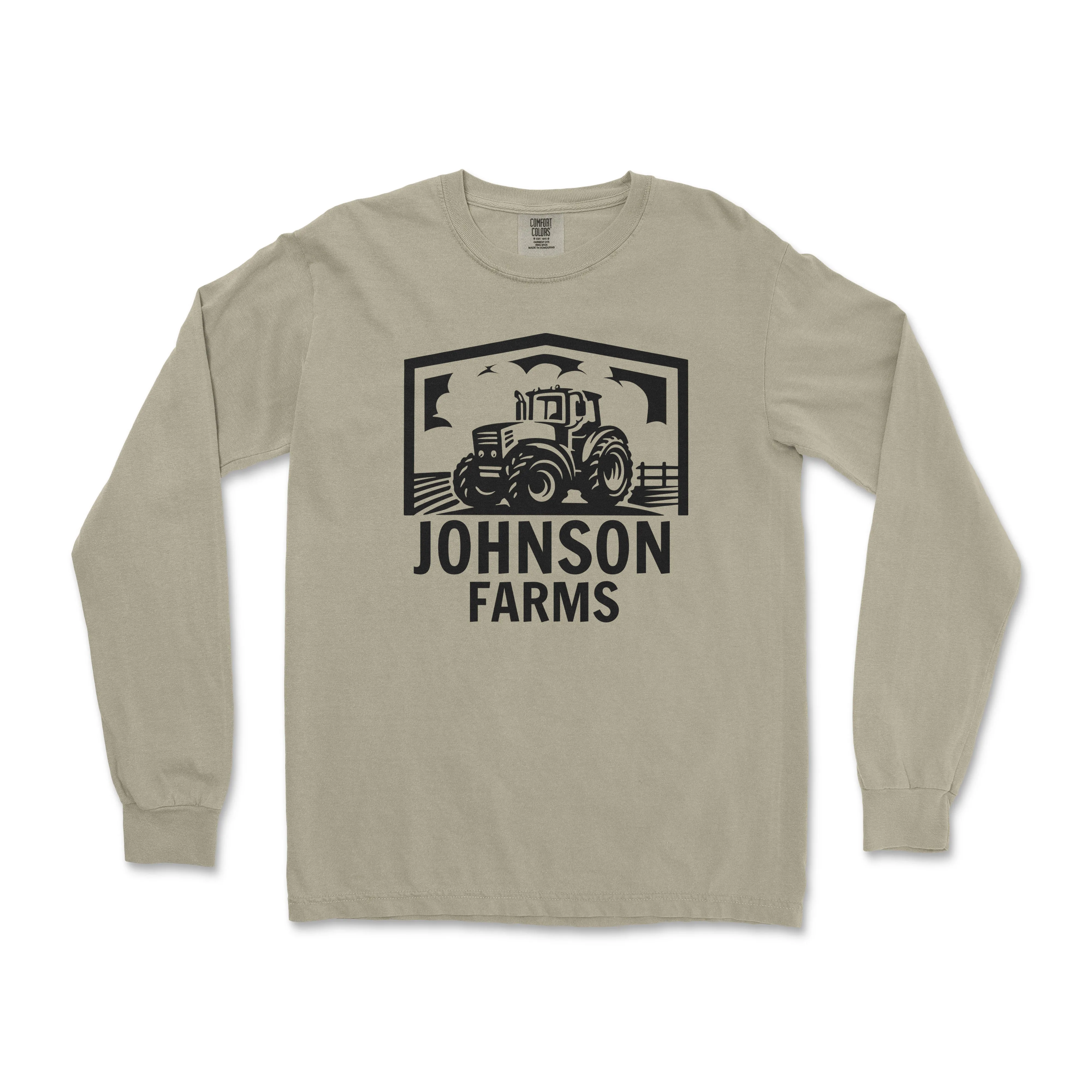 CUSTOM FARM TRACTOR LONG SLEEVE SHIRT F4