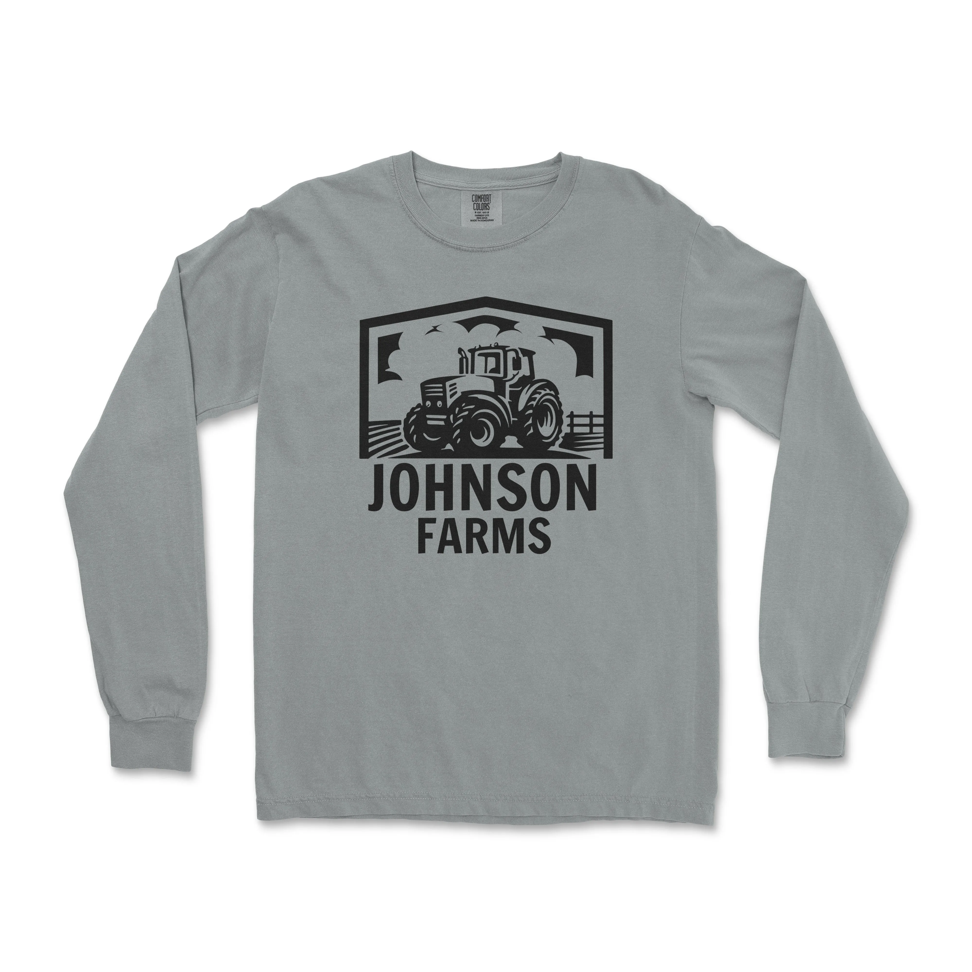 CUSTOM FARM TRACTOR LONG SLEEVE SHIRT F4