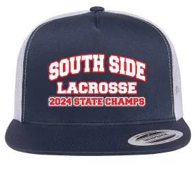 Cyclones LACROSSE CHAMPS 2024 EmbroideredTrucker Hat