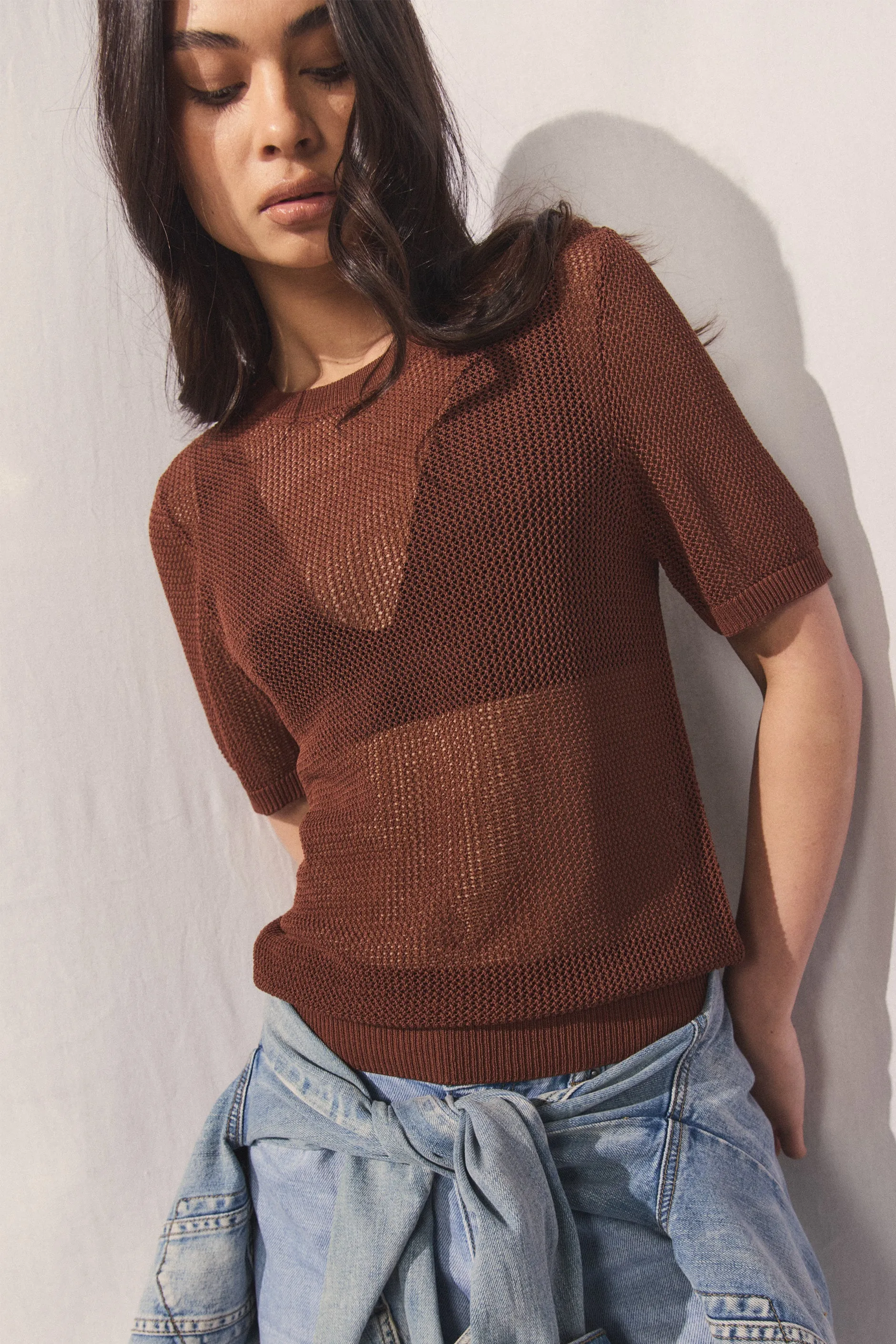 D-Luxe Crew Knit Top