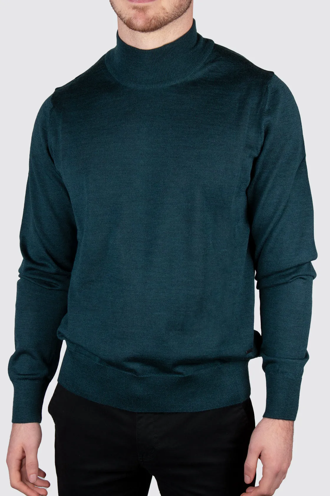 Daniel Hechter Turtleneck Knit Green