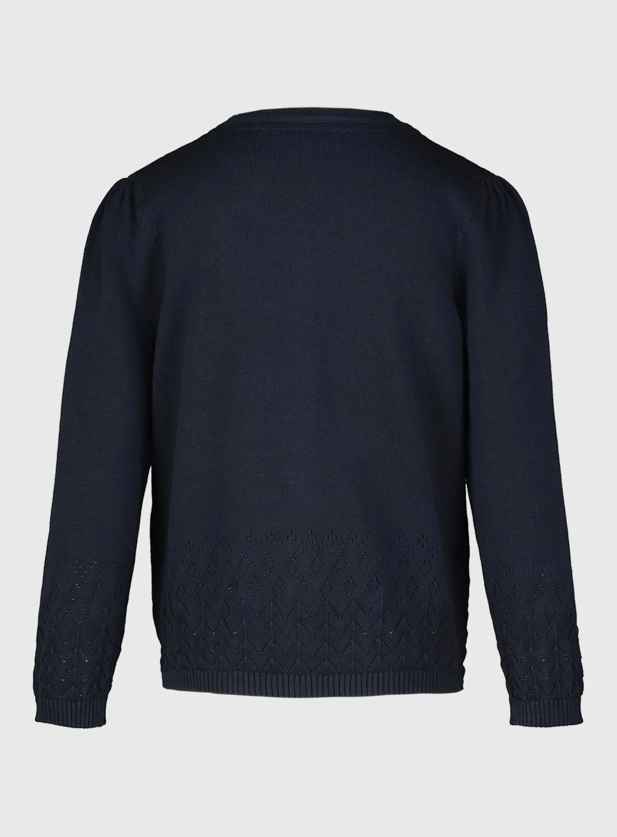 Dark Navy Pointelle Knit Cardigan 9 Years - Shop Jumpers & Cardigans at Tu - Best Online Deals