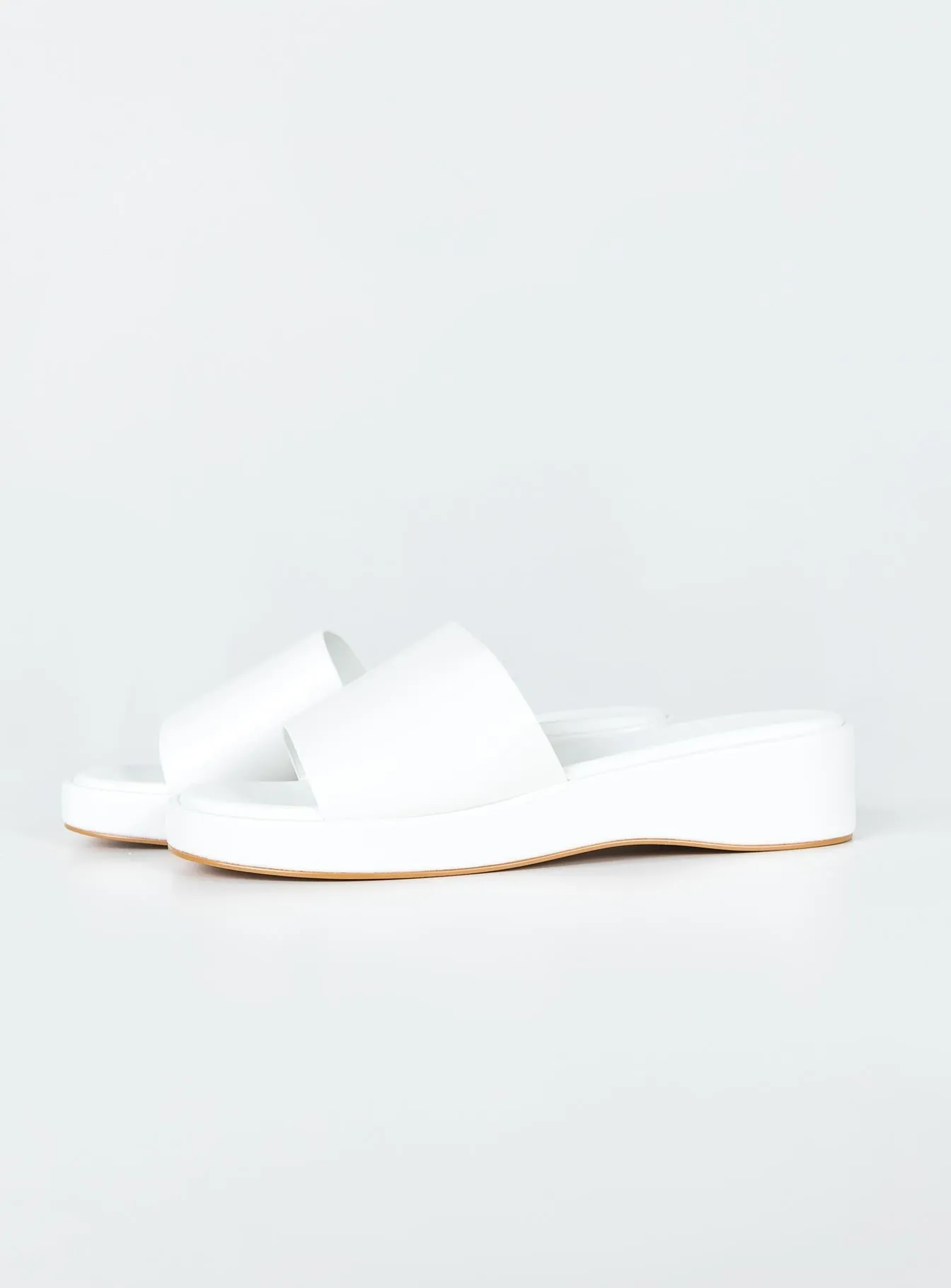 White Delia Sandals