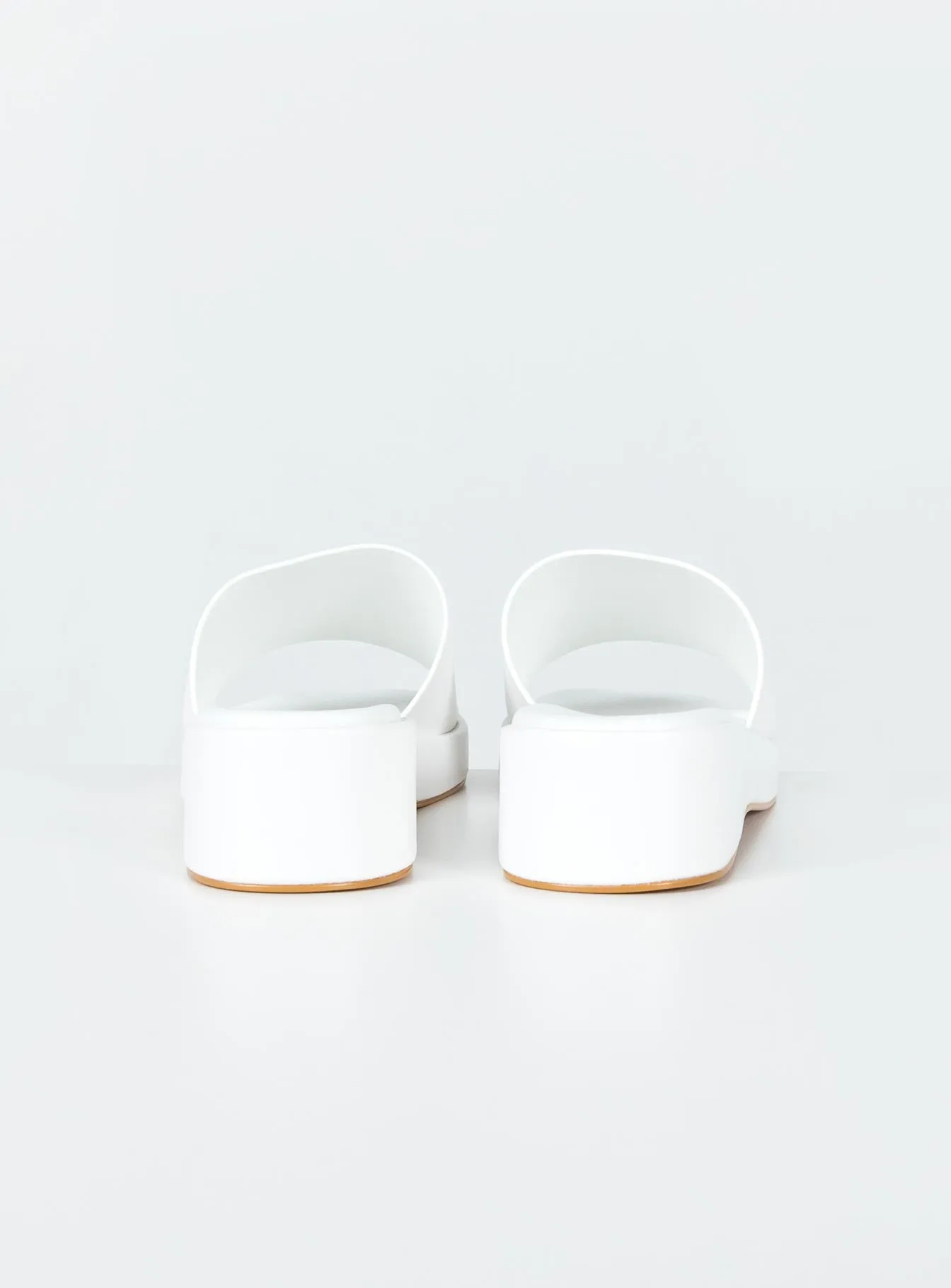 White Delia Sandals