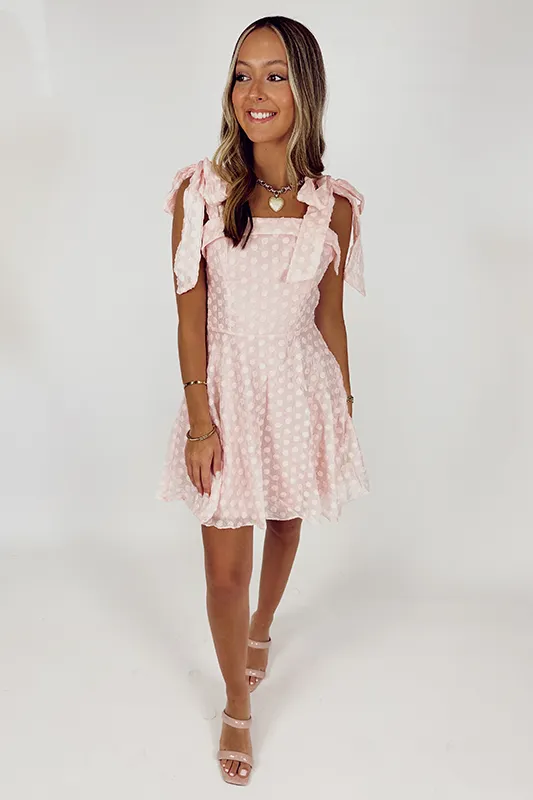 Dottie Pink Bow Dress