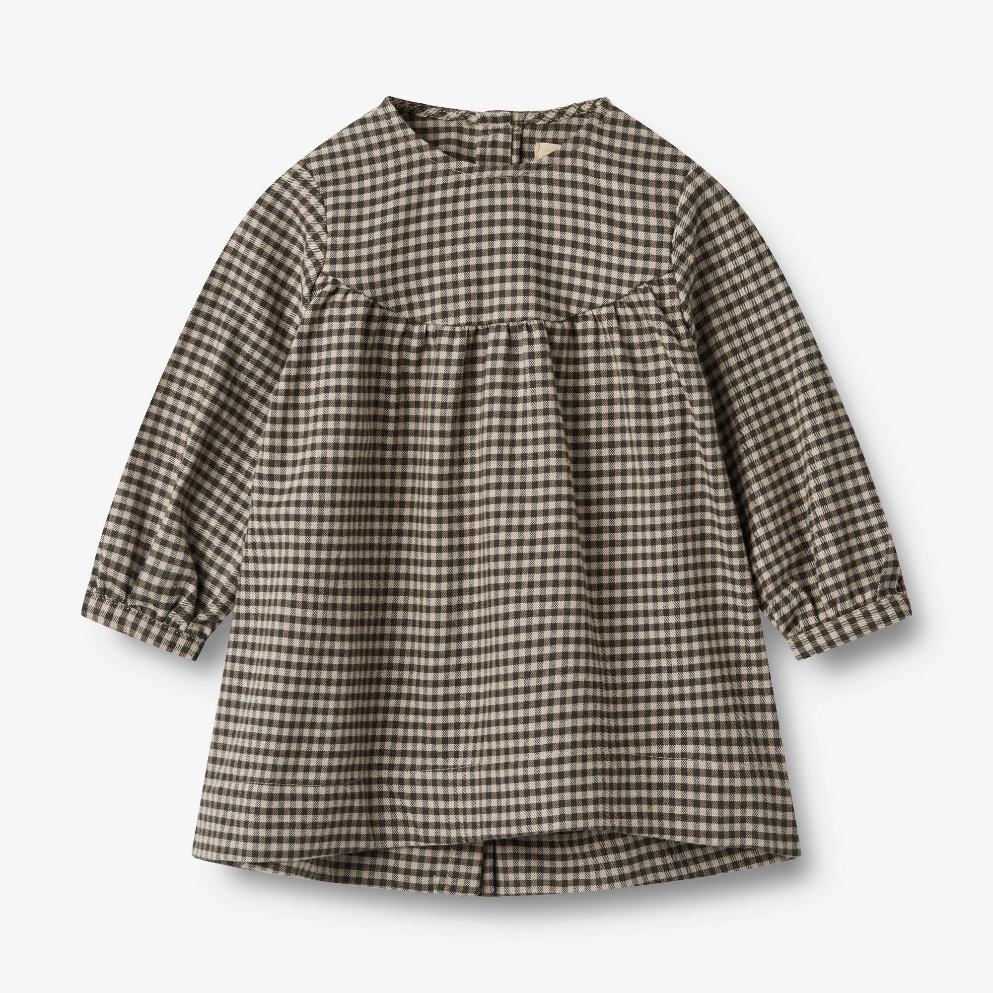 Dress L/S Fenja - raven check