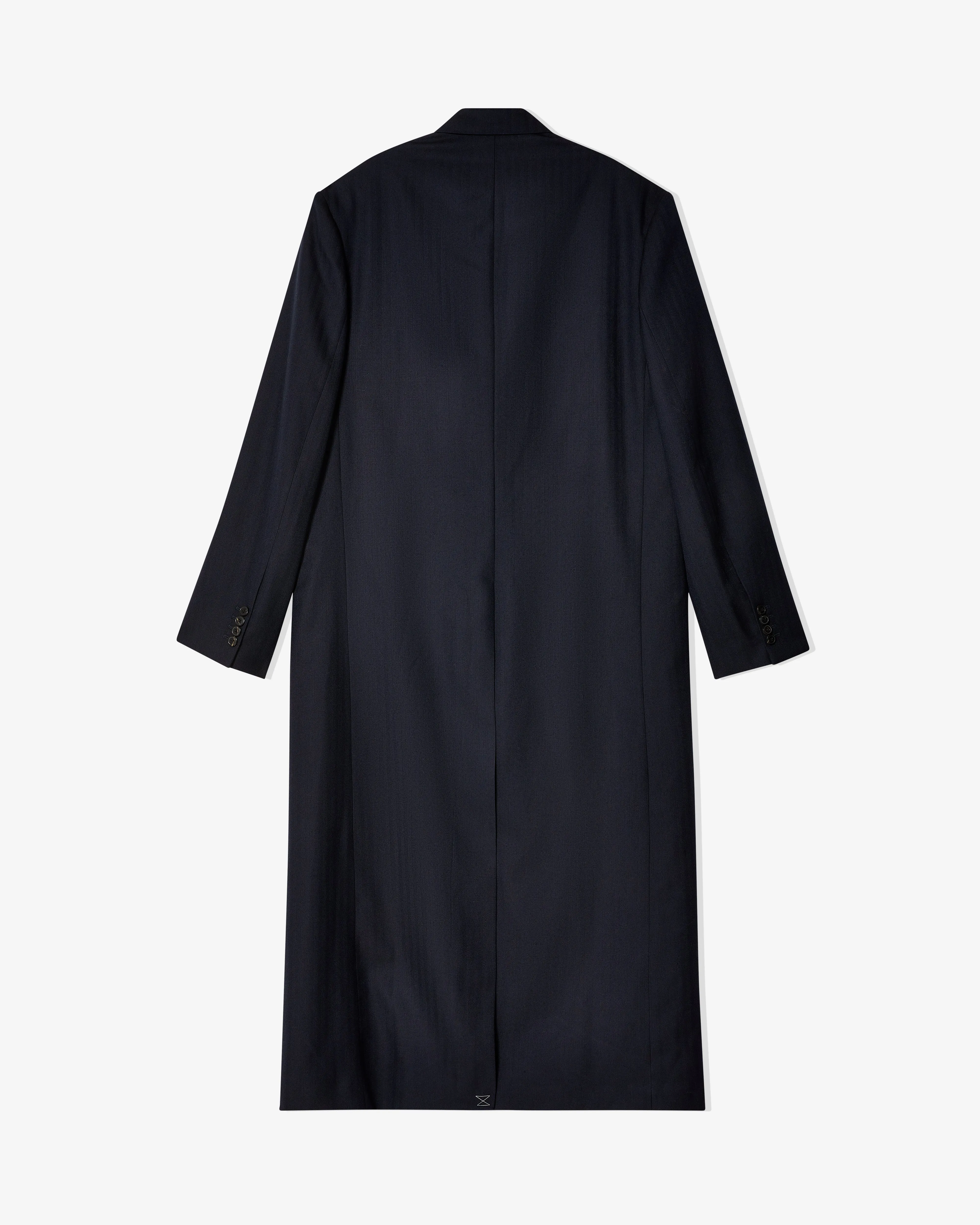 Dries Van Noten Men's Ritson Wool Coat in Navy