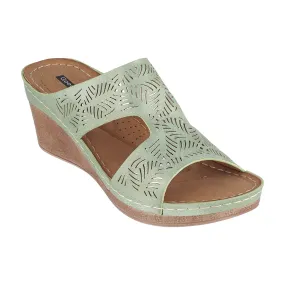 Drift Mint Wedge Sandals