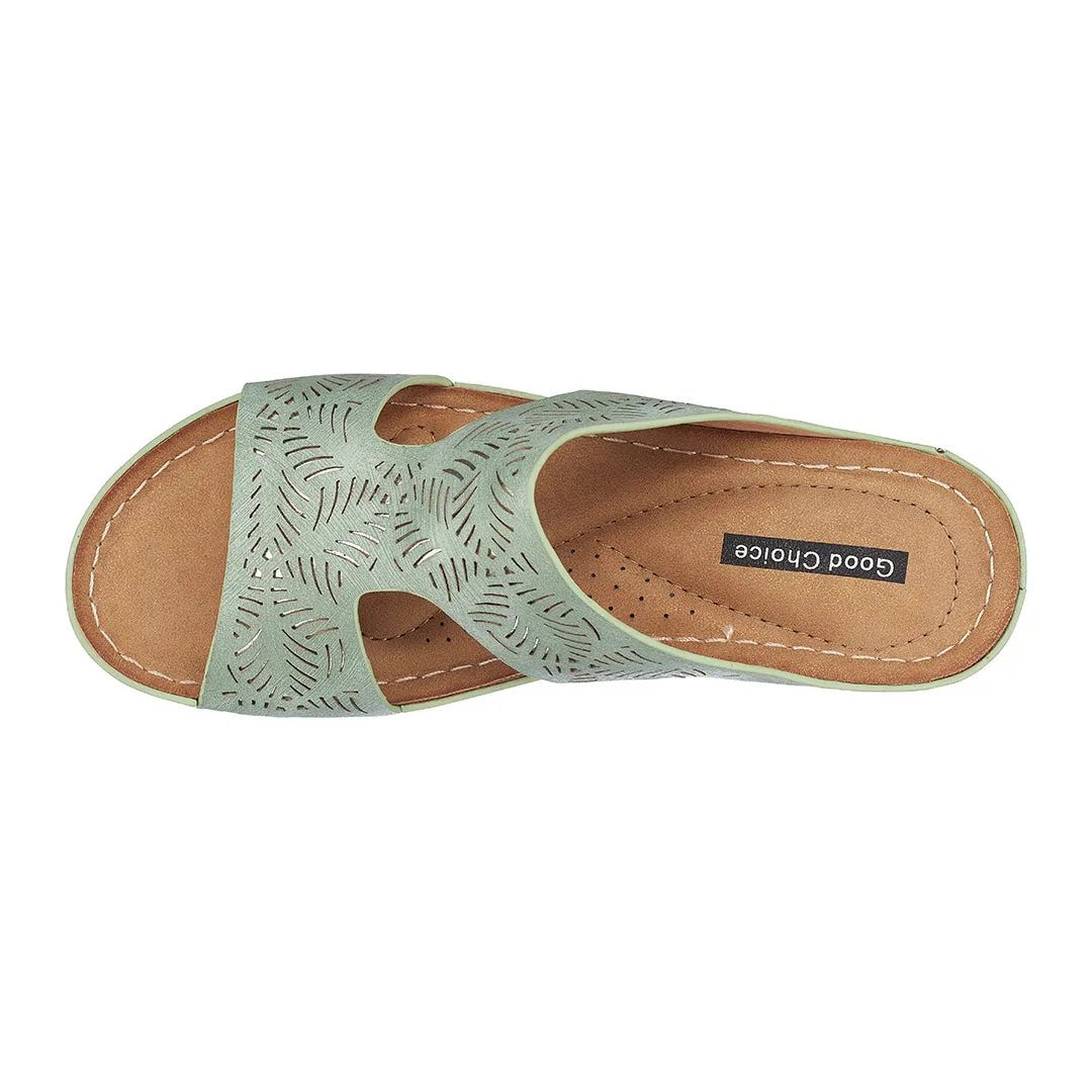 Drift Mint Wedge Sandals