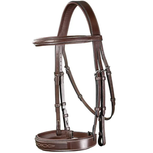 Dy'on Wide Noseband Hunter Bridle for Sale