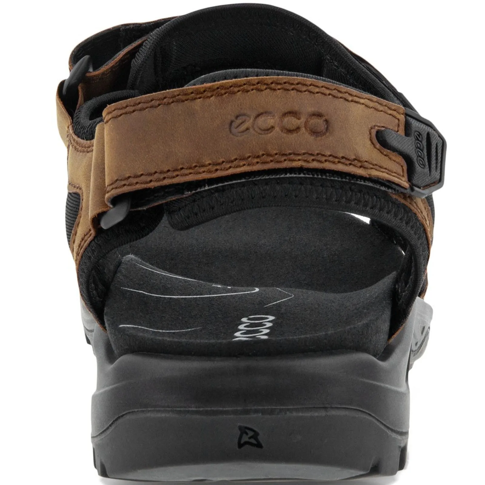 ECCO Mens Offroad Nubuck Leather Walking Sandals