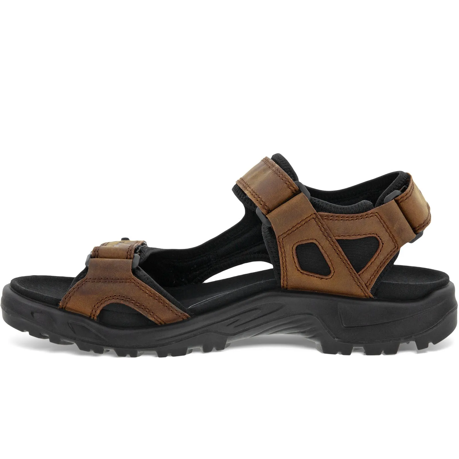 ECCO Mens Offroad Nubuck Leather Walking Sandals