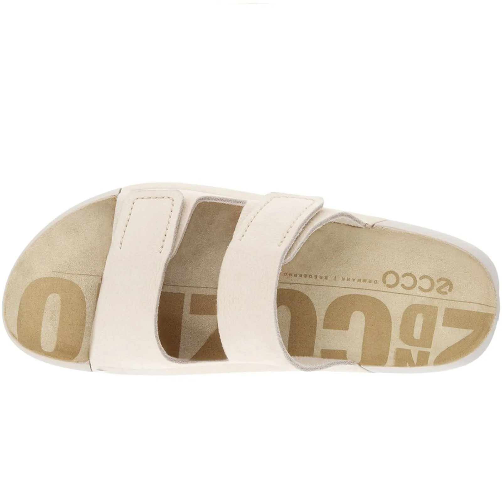 ECCO Womens Cozmo Flat Leather Sandals