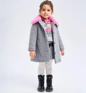 Stylish girl's coat.