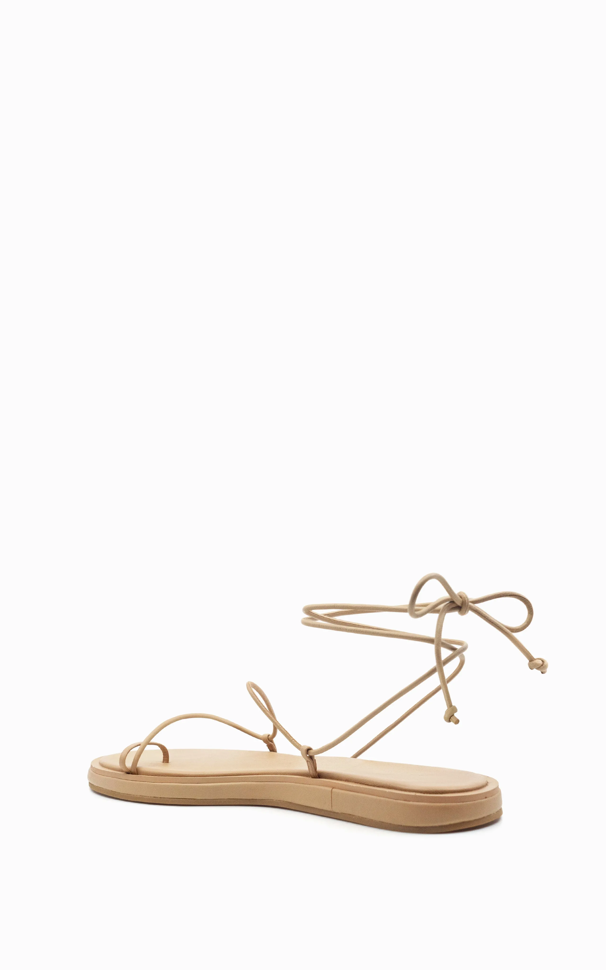 Emily Wrap Flat | Beige