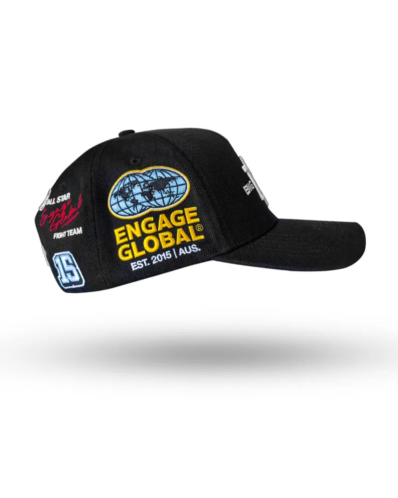 Engage Championship Snapback Hat - Black