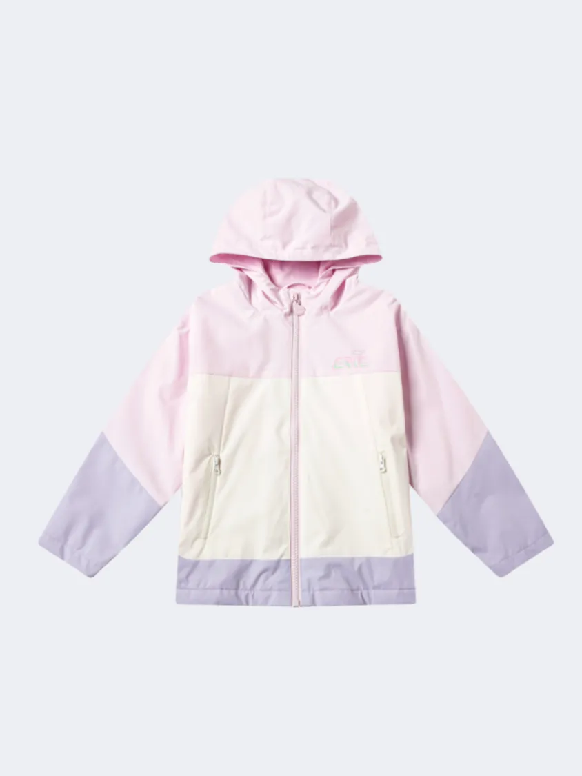 Erke Padded Little-Girls Training Jacket Light Purple/Multi