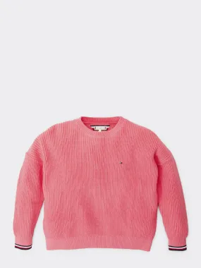 Essential Tommy Hilfiger Sweater for Girls Ages 3-7