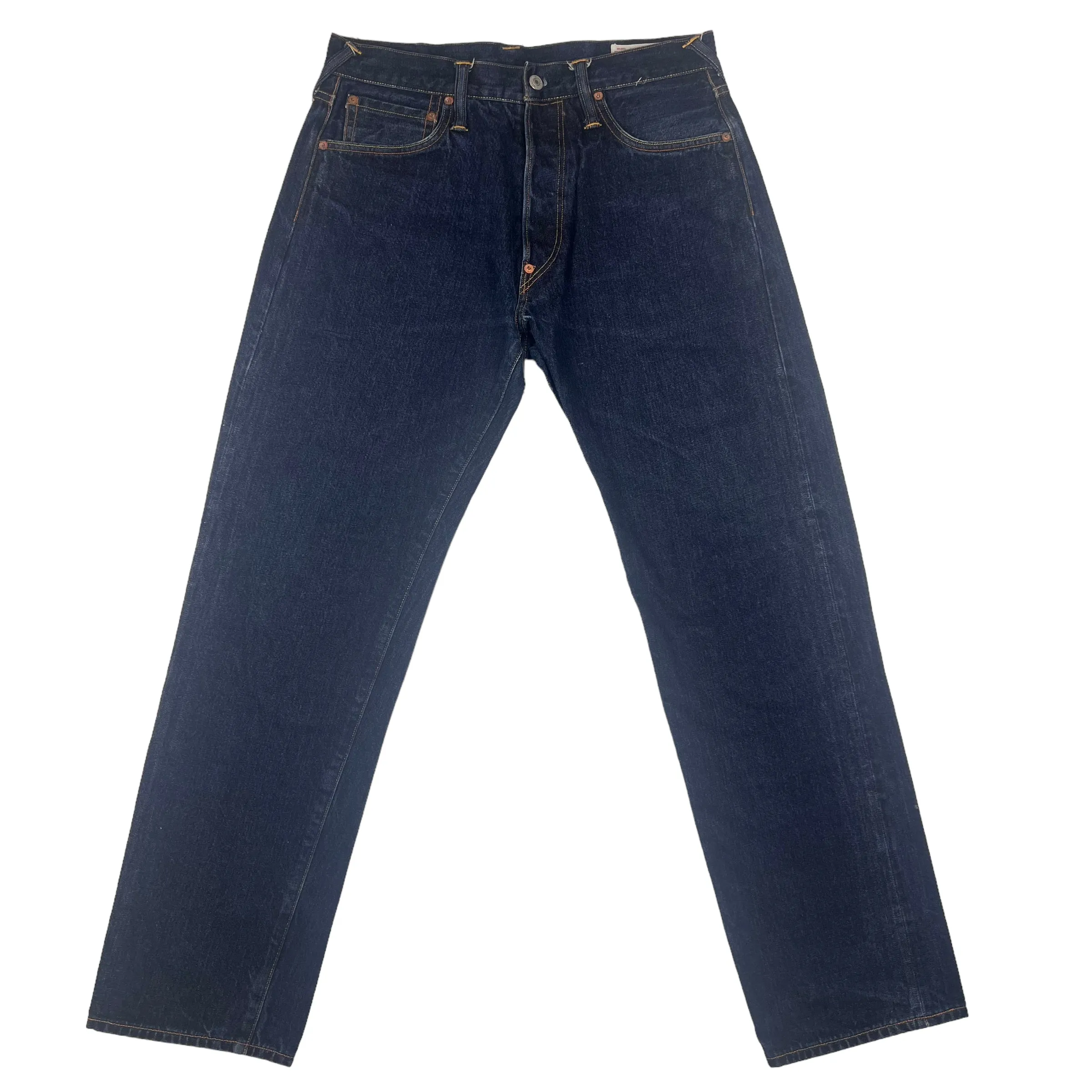 Evisu Diacock Style Blue Denim Jeans