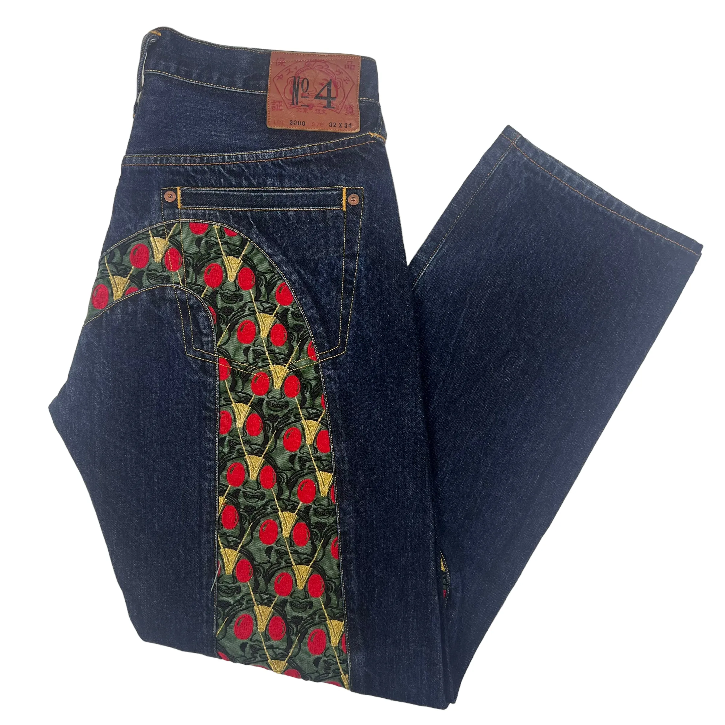 Evisu Diacock Style Blue Denim Jeans