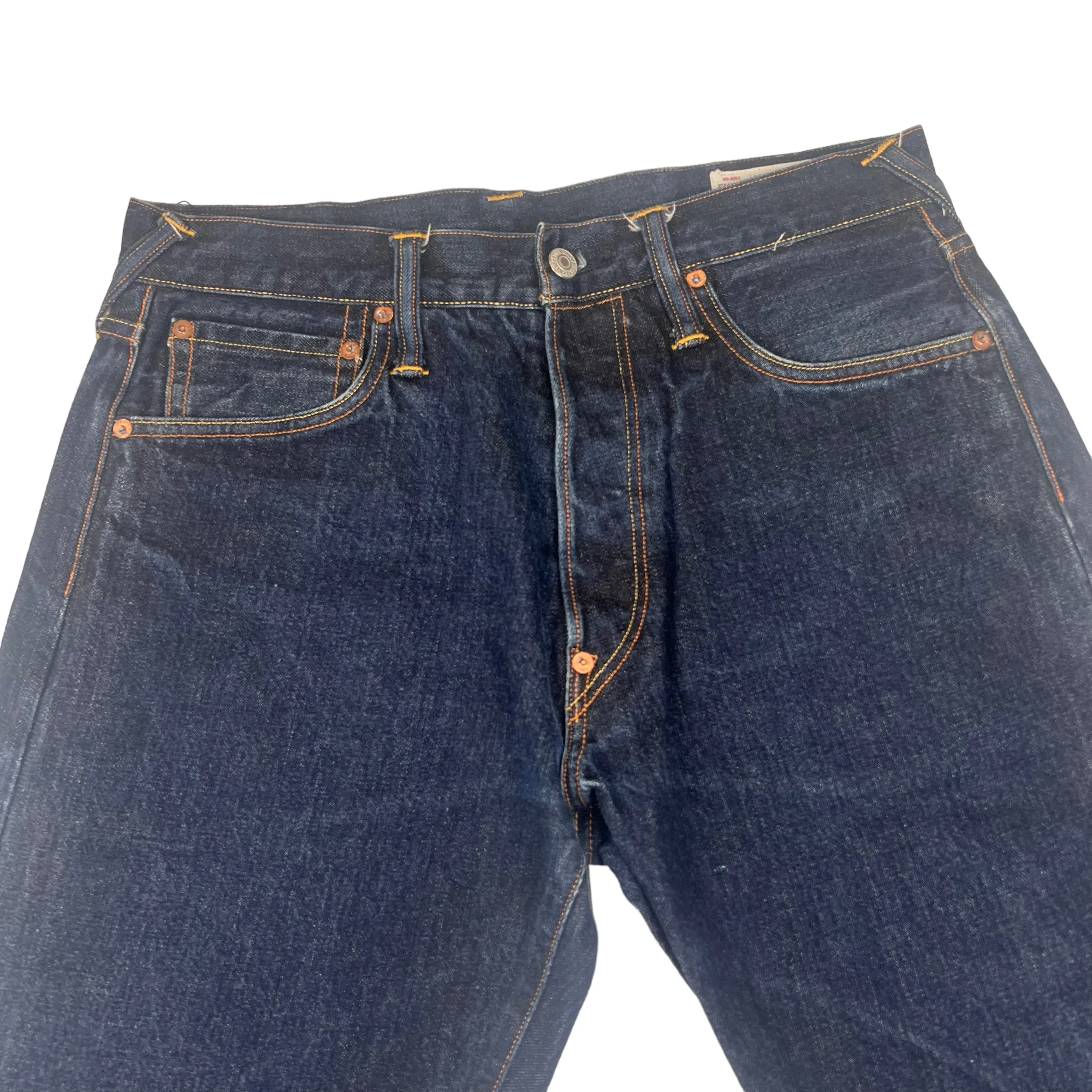 Evisu Diacock Style Blue Denim Jeans