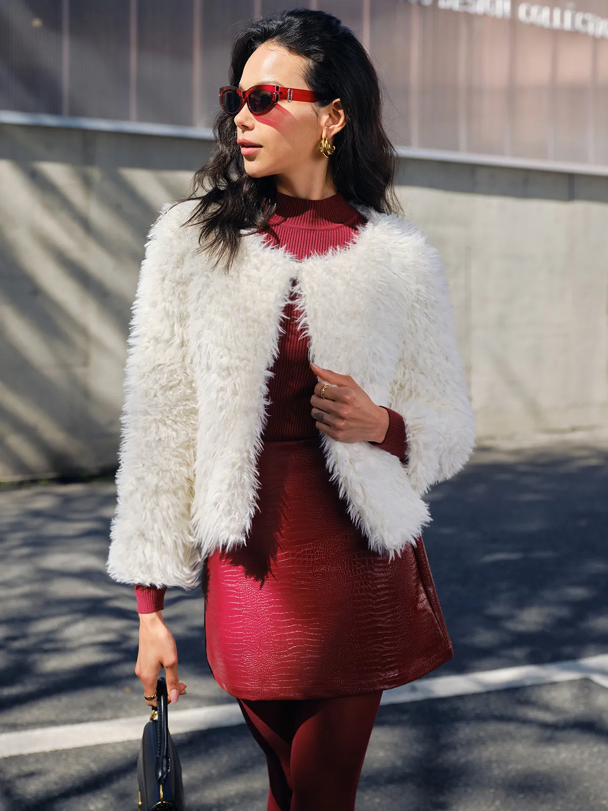 Faux Fur Short Coat