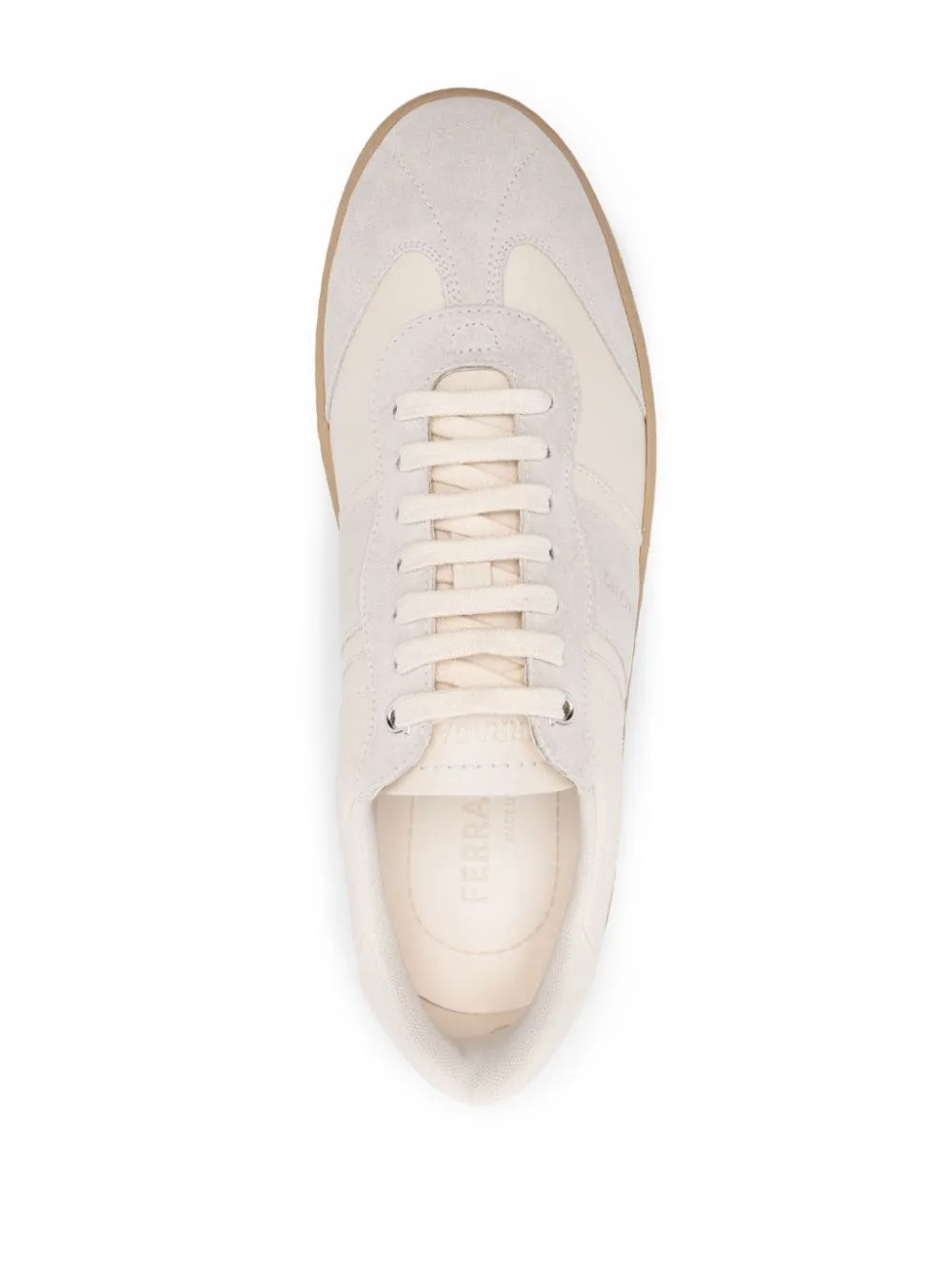 Ferragamo    Ferragamo Logo Leather Sneakers