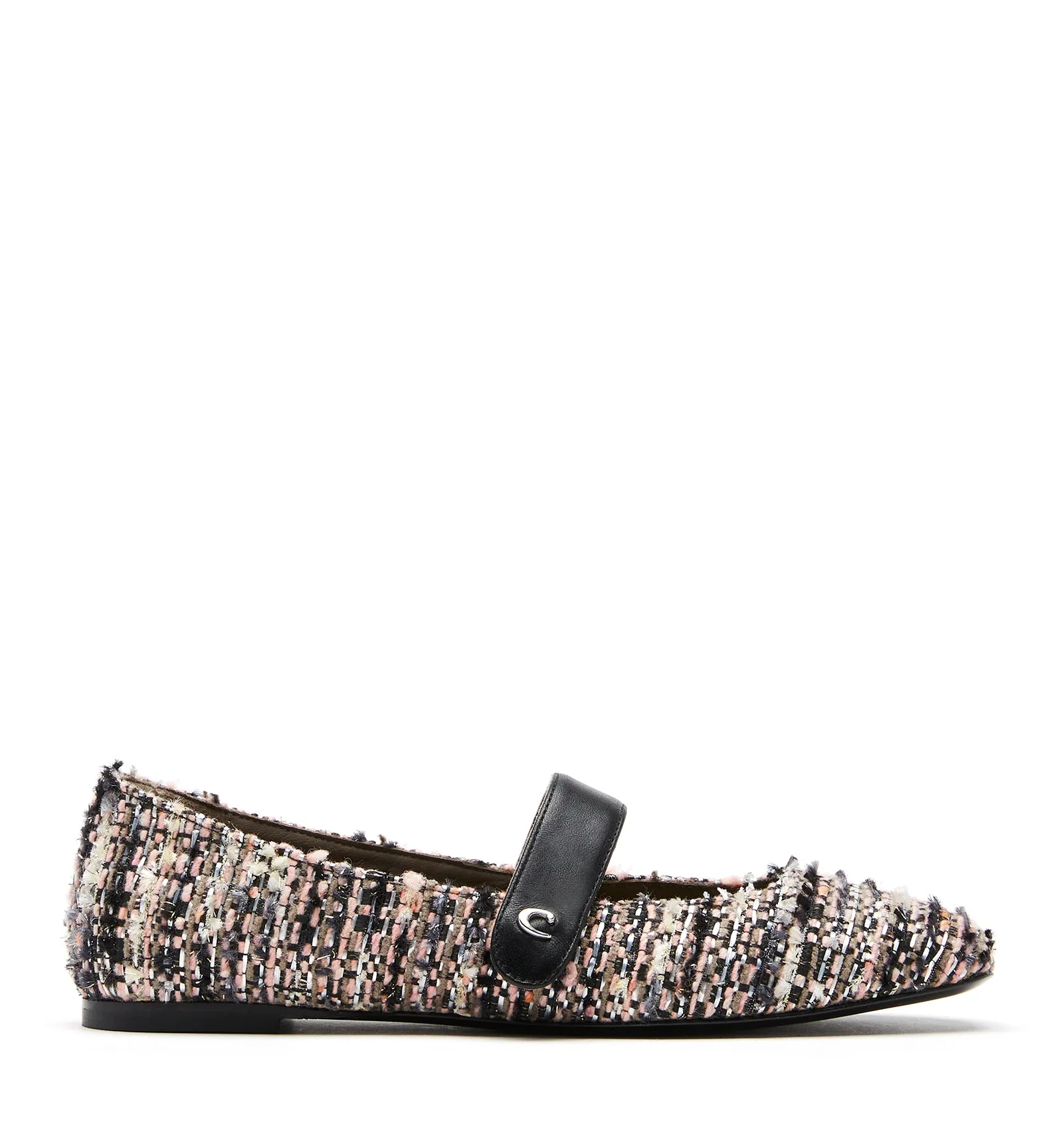 FIFER MARY JANE TWEED FLAT