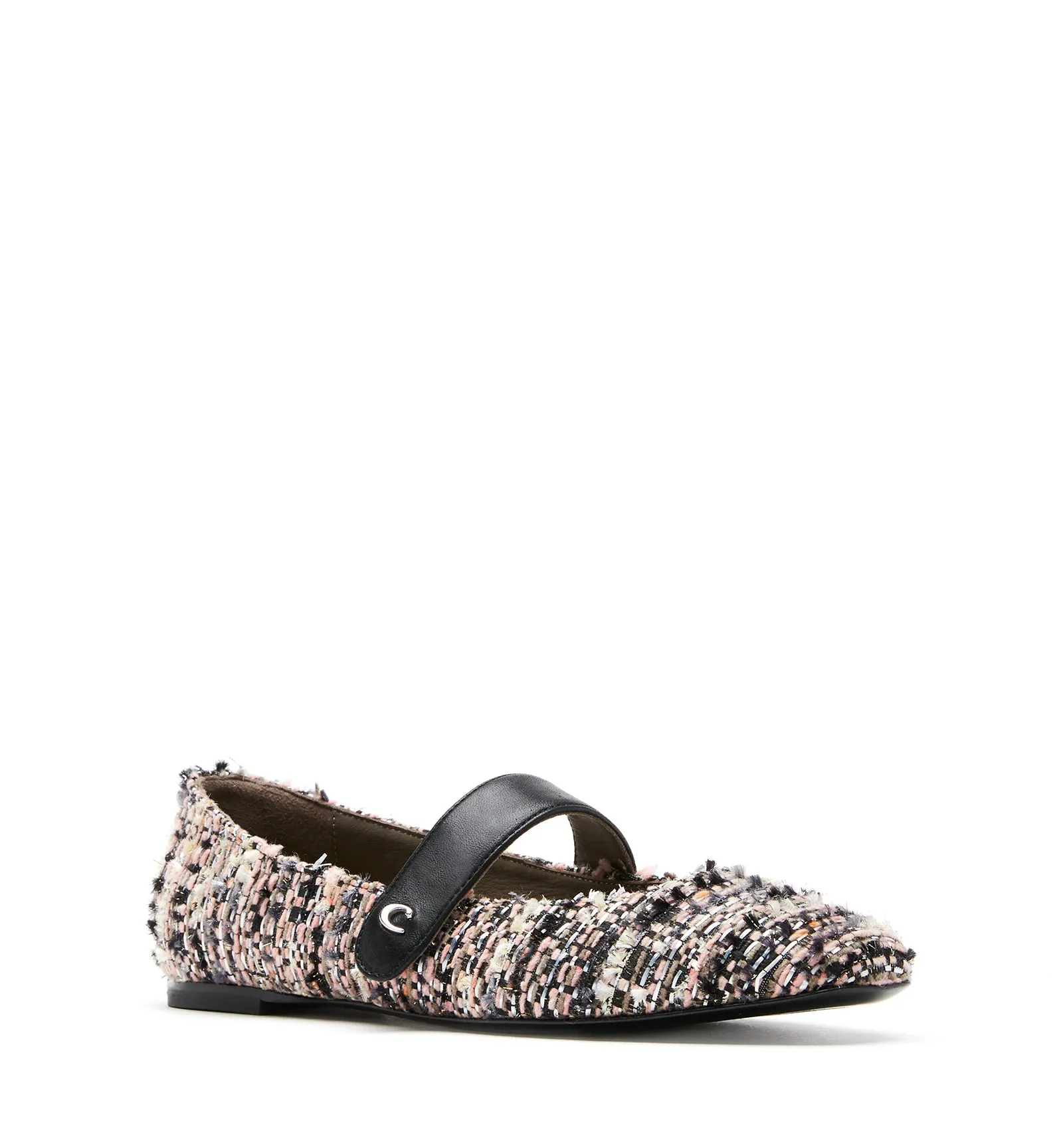 FIFER MARY JANE TWEED FLAT