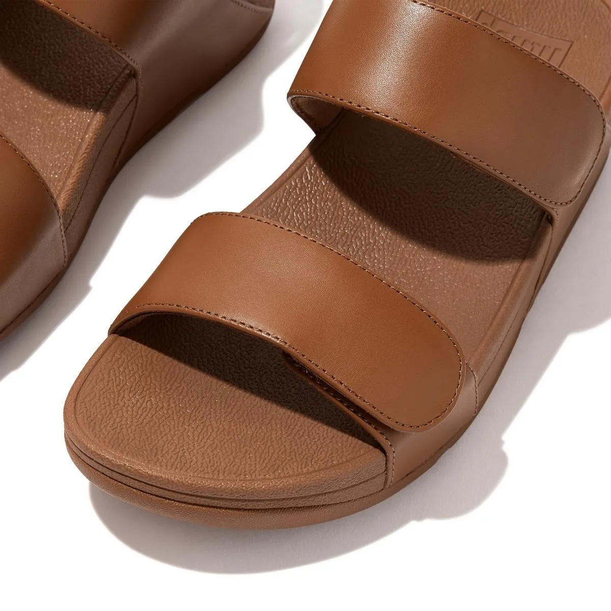 Fitflop Lulu Adjustable Slides Light Tan