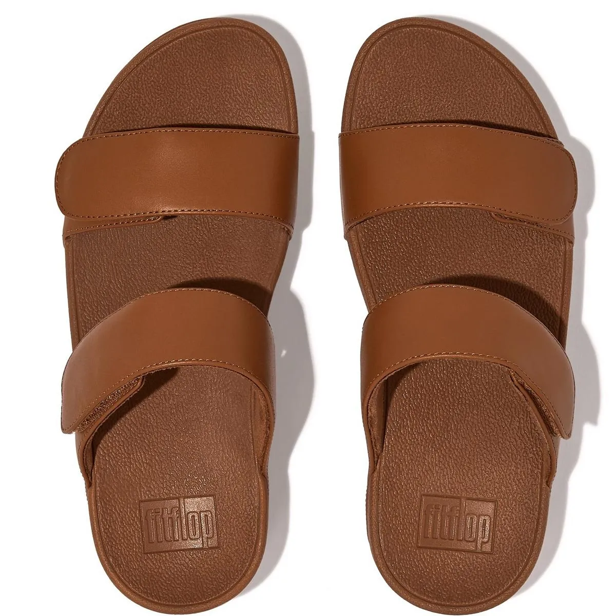 Fitflop Lulu Adjustable Slides Light Tan