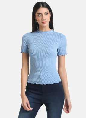 Ribbed Fitted Top