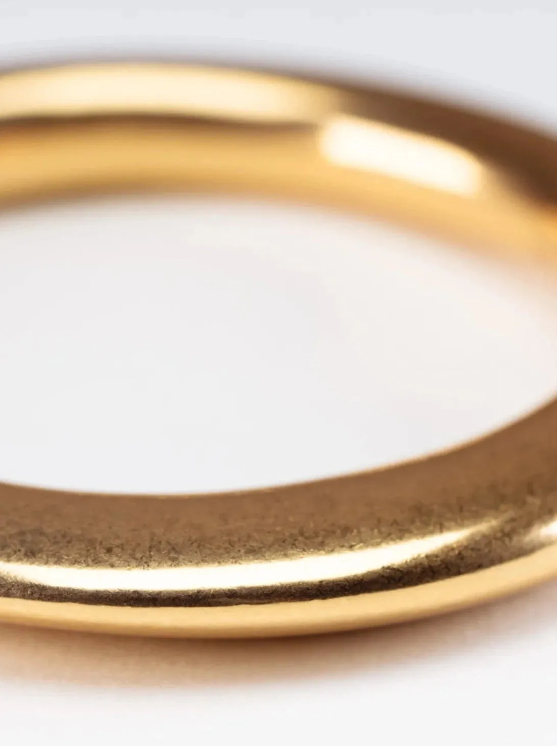 Flat Bangle, gold vintage