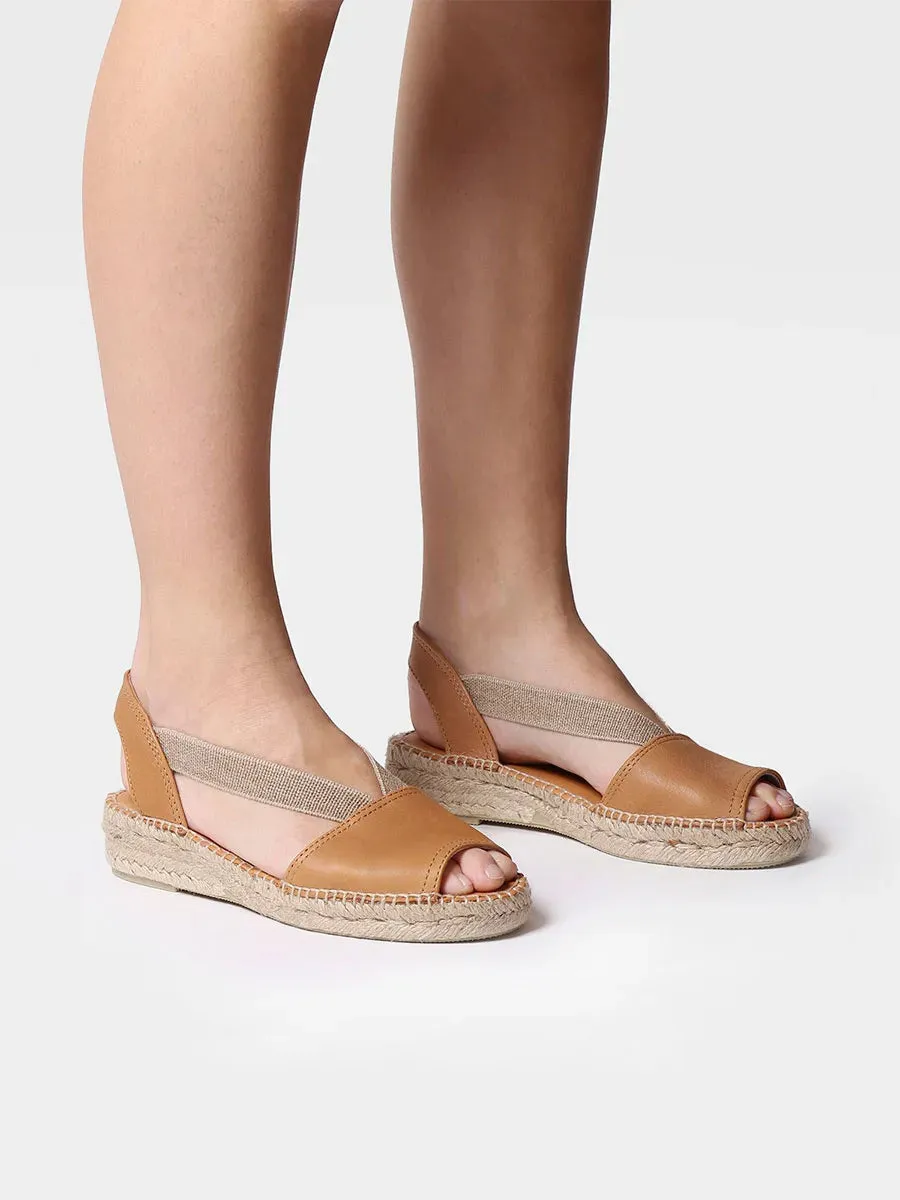 Flat leather sandal - ETNA