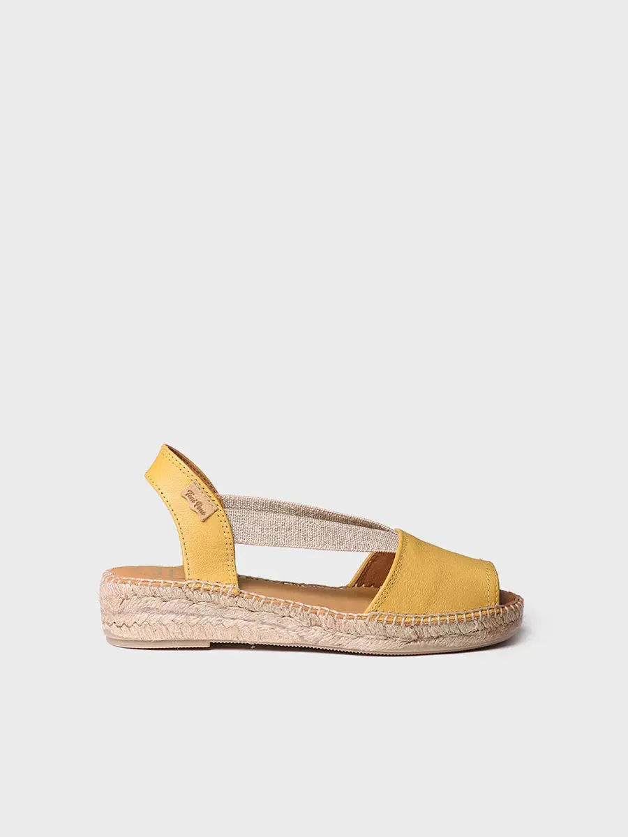 Flat leather sandal - ETNA