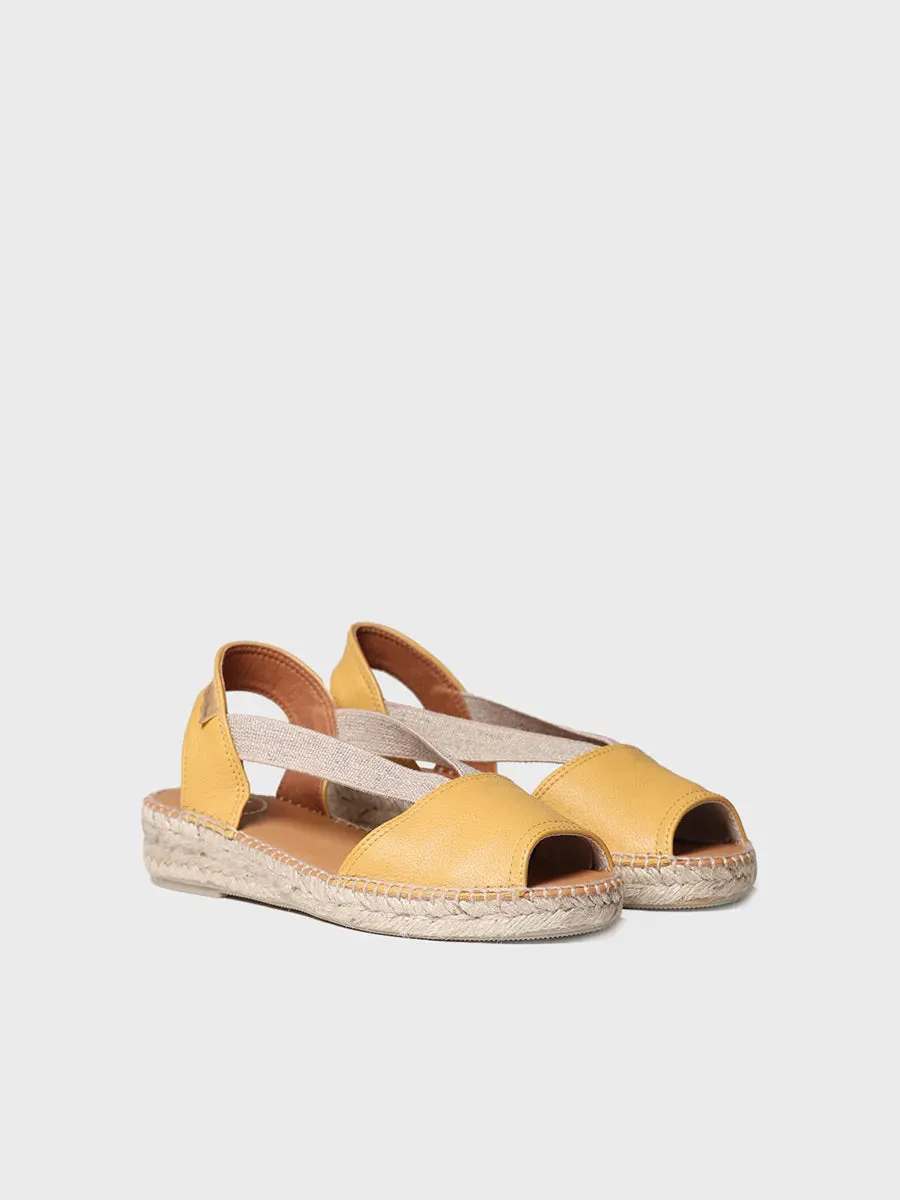 Flat leather sandal - ETNA