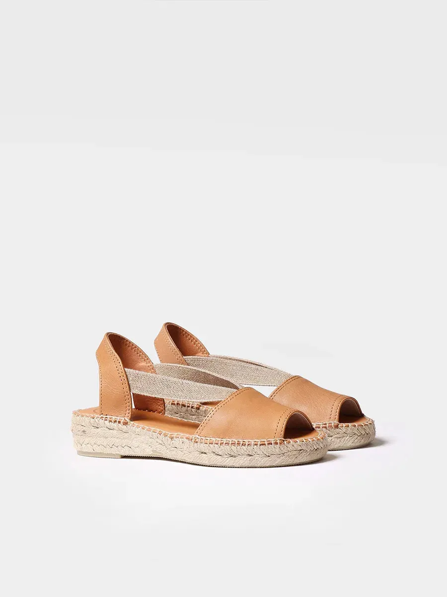 Flat leather sandal - ETNA