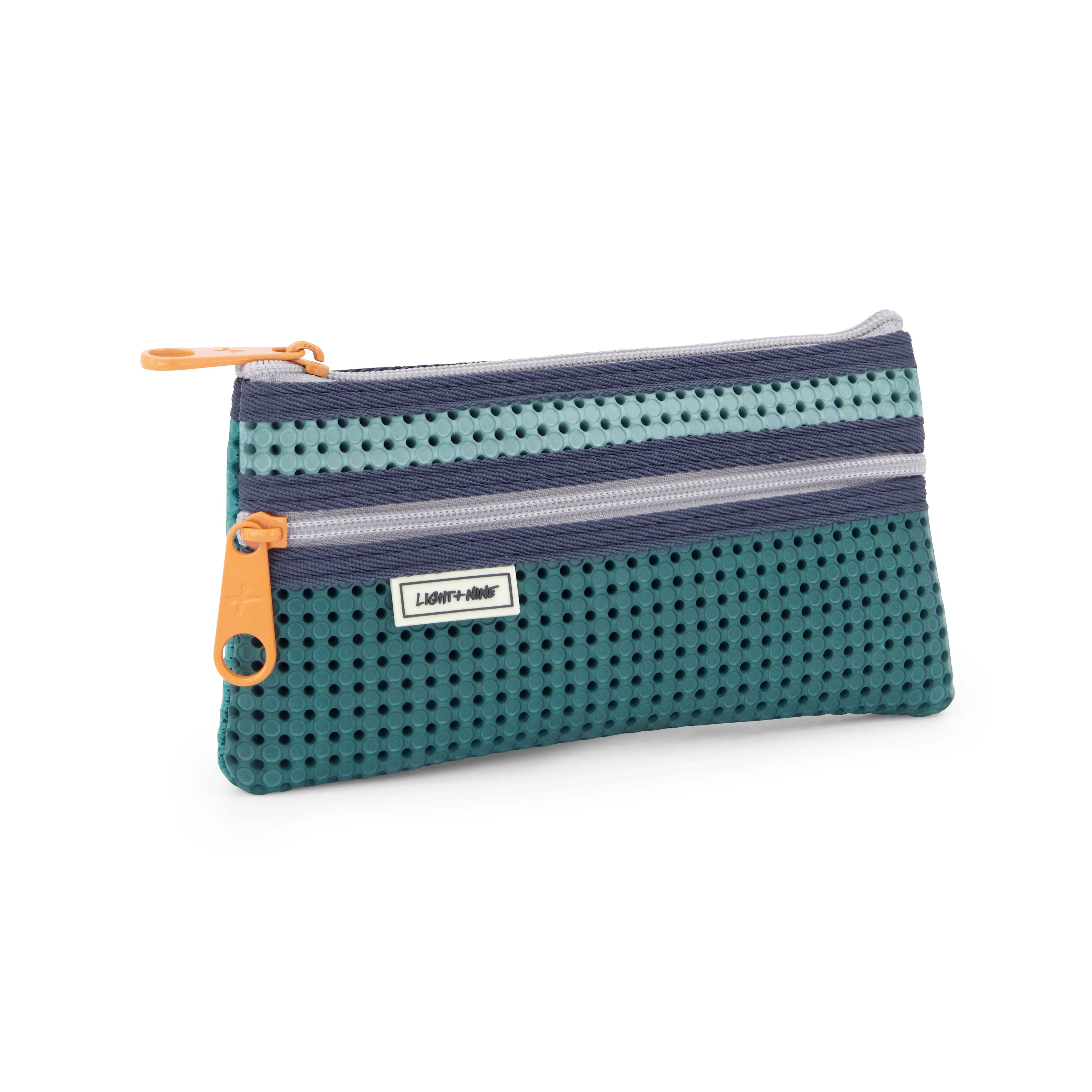 Flat Pencil Pouch Multi Green