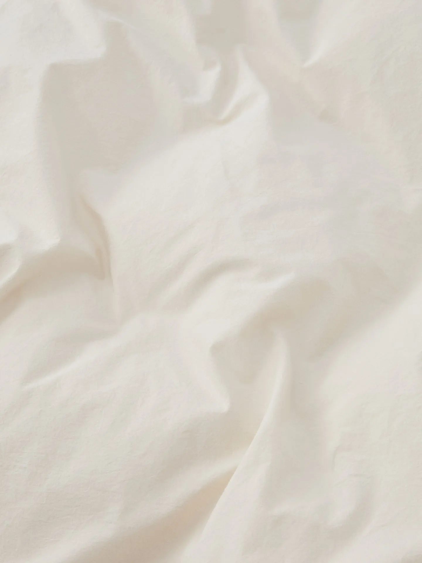 Flat Percale Double Sheet, winter white