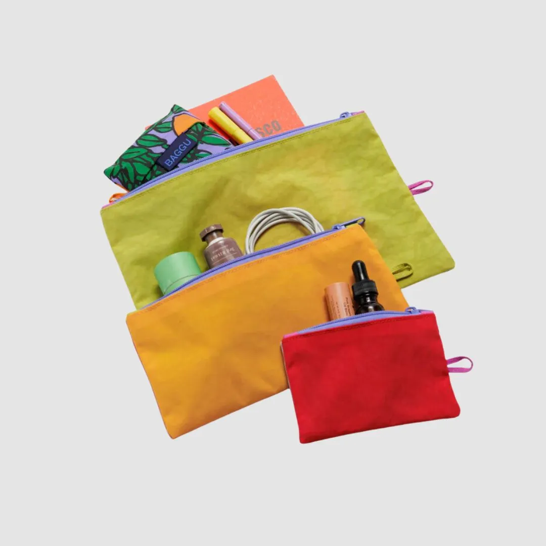 Flat Pouch Set (Vacation Colorblock)