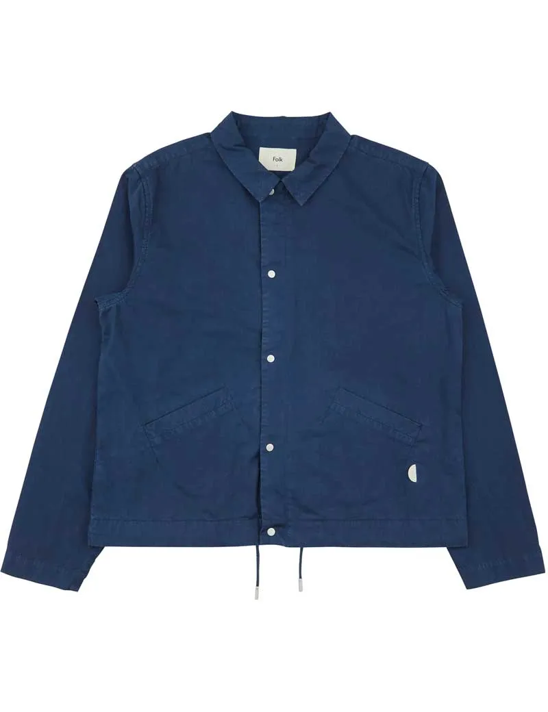 Folk Signal Coach Jacket Dusty Blue