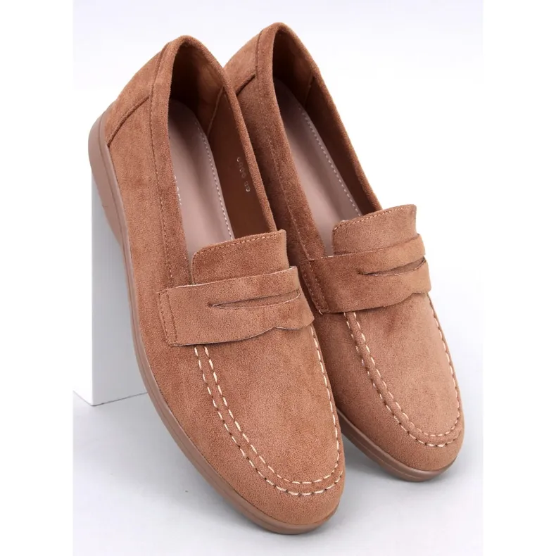 Brown Khaki Moccasins for Women