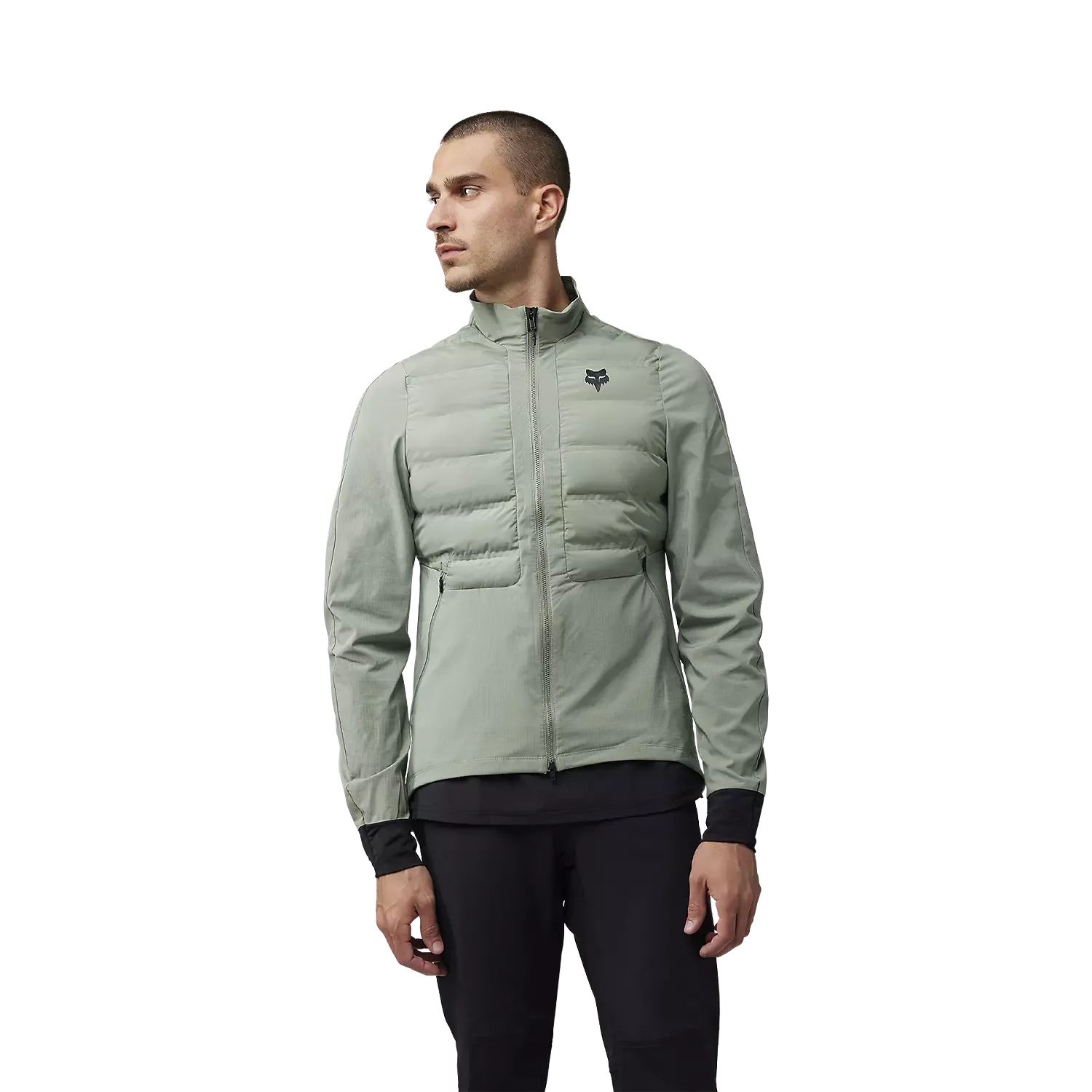 Fox Racing Flexair Fire Hybrid Cycling Jacket - Moss