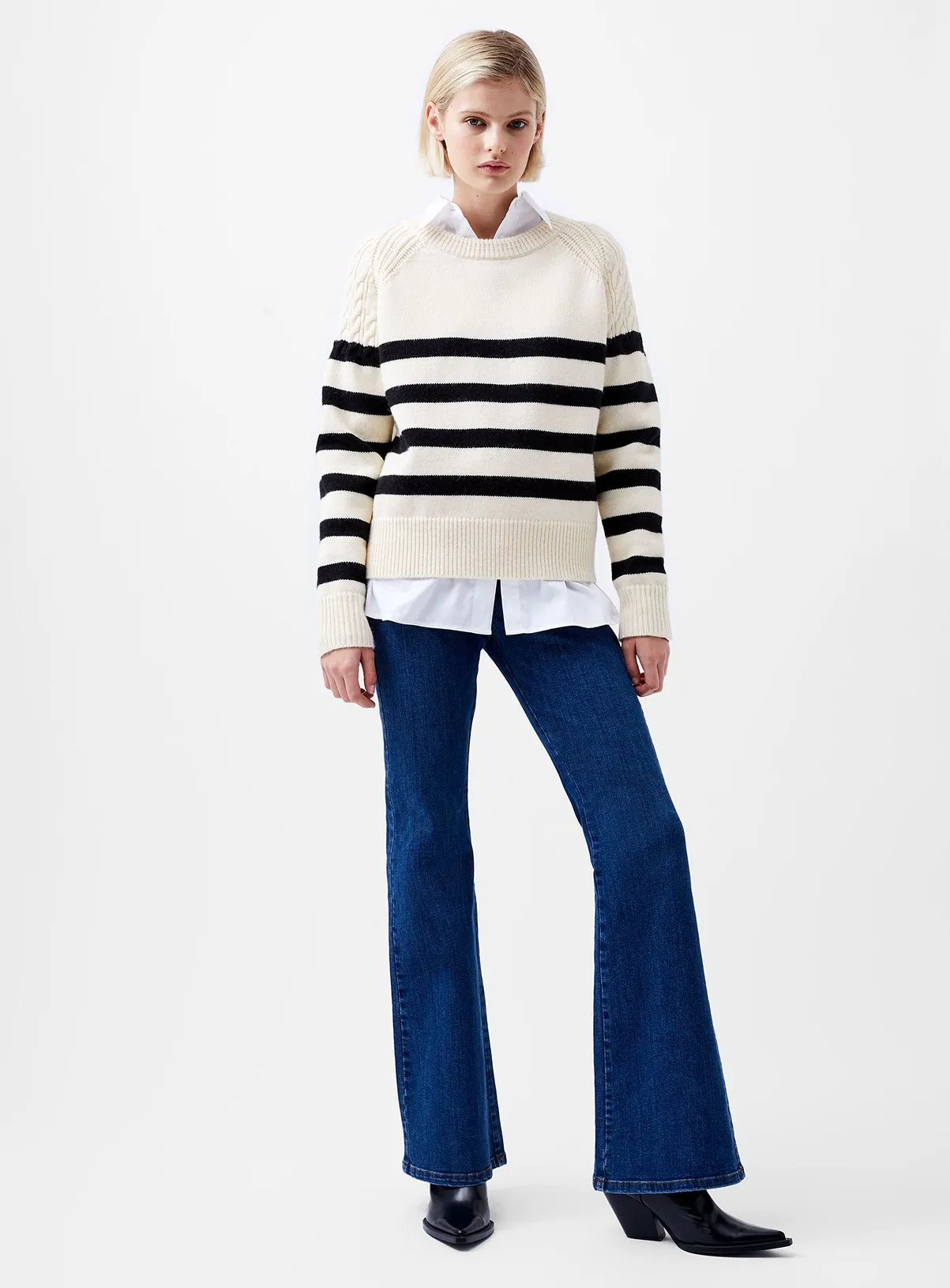 French Connection Quinley Stripe Jumper XL - Shop Jumpers at Tu