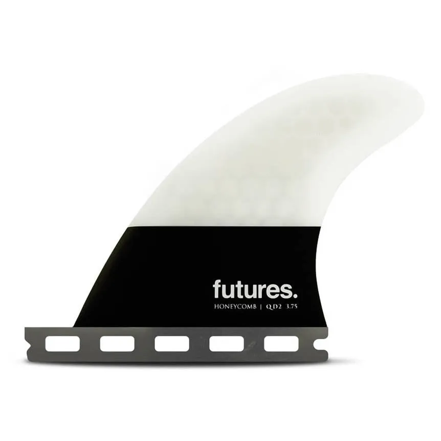 Futures Fins QD2 3.75 Flat Honeycomb Quad Rears