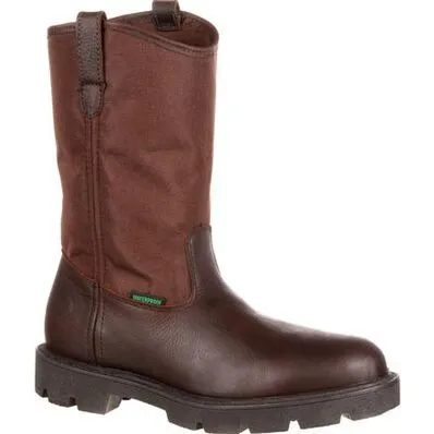 Georgia Boot Homeland Waterproof Wellington Work Boot 8M - Google SEO friendly result: Georgia Homeland Waterproof Wellington Wo