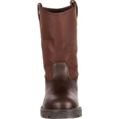 Georgia Boot Homeland Waterproof Wellington Work Boot 8M - Google SEO friendly result: Georgia Homeland Waterproof Wellington Wo