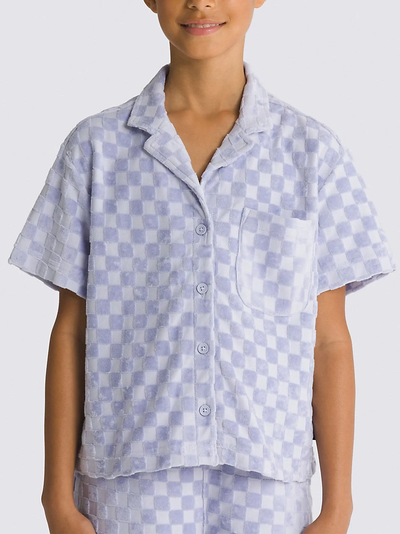 Girls 7-14 Florence Short Sleeve Buttondown Shirt