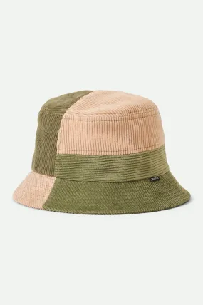 Gramercy Packable Bucket Hat - Military Olive/Mermaid