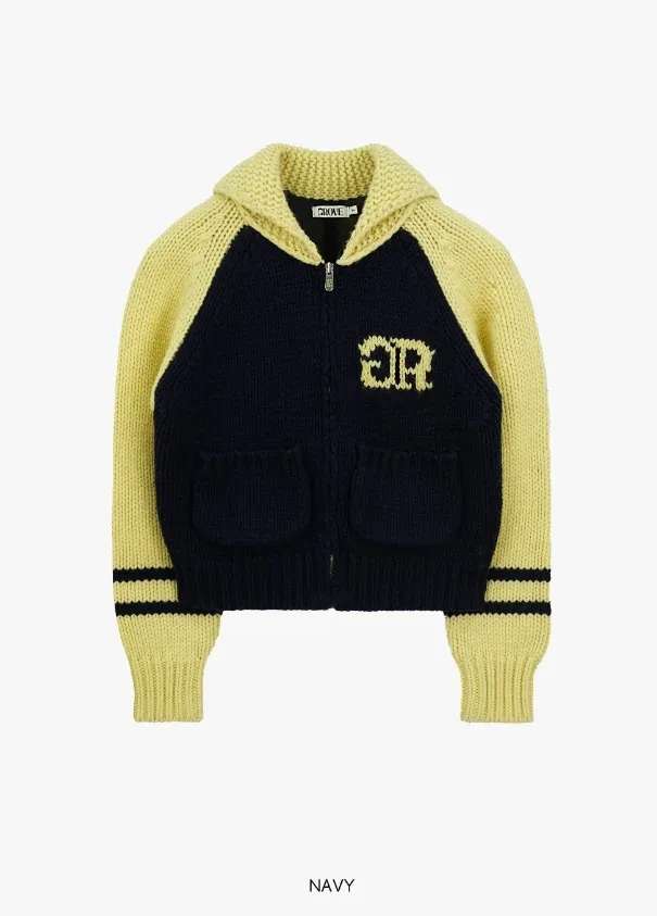 22FW Benson Knit Zip-Up by GROVE